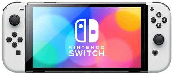 NS Nintendo Switch - System HW - OLED Model - White / White Joy-Con - Core with Dock - USED