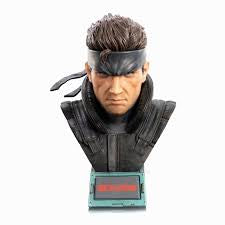 Gamer Toys - First 4 Figures - Metal Gear Solid - Solid Snake Life size bust - NEW