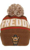 Gamer Hat - Five Nights at Freddys FNAF - Freddy Fazbear - beanie with pom - brown