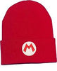 Gamer Hat - Nintendo - Super Mario - Mario M - Beanie hat - Red - NEW