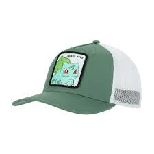 Gamer Hat - Nintendo - Pokemon - Bulbasaur - trucker style - white green - NEW