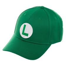 Gamer Hat - Nintendo - Luigi - snapback - green L - NEW