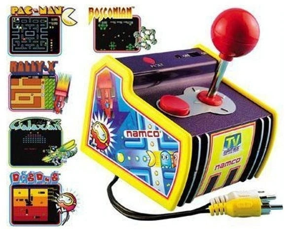 PNP Namco TV Games - Jakks Pacific - 5 Classic Games - Pac-Man / Dig Dug / Galaxian / Rally-X / Bosconian - USED
