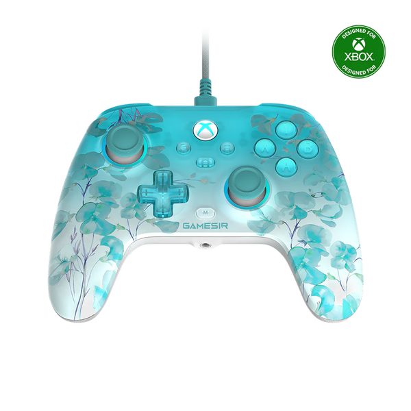 XSX XB1 Controller (3rd) - Wired - GameSir T7 Pro - Floral - USED