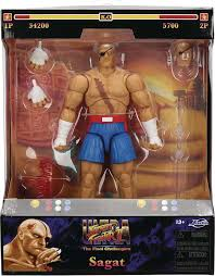 Gamer Toys - Action Figure - Street Fighter II 2 - Sagat - 6in figure - NEW