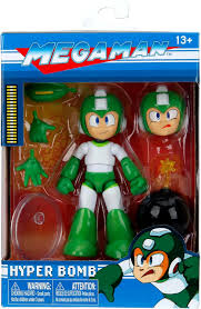 Gamer Toys - Action Figure - MegaMan - Green Hyper Bomb - 4.5in figure - Jada Toys - NEW