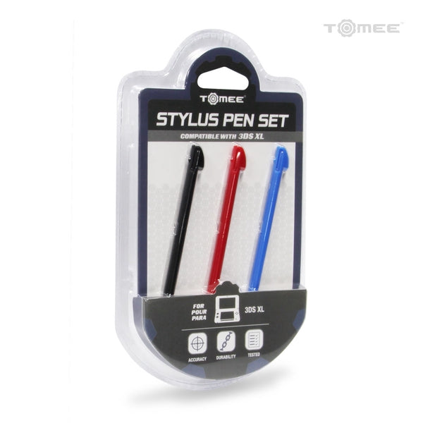 3DS Stylus Pen Set for Nintendo 3DS XL - 3 Pack - Tomee - NEW