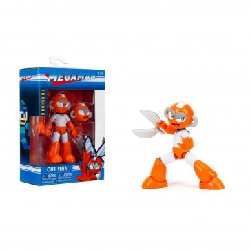 Gamer Toys - Action Figure - MegaMan - Orange - Cut Man - 4.5in figure - Jada Toys - NEW