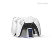 PS5 Charging Station - Gigablast Dual Controller charger - charges 2 controllers at once - (3rd) Hyperkin - White - NEW