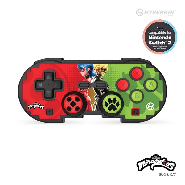 NS2 NS PC USB Wireless Controller - Bluetooth - for Switch or PC - Limited Edition Miraculous Pixel Art Hall Effect (3rd) Hyperkin - NEW
