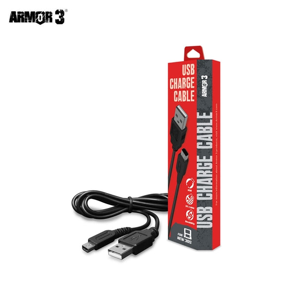 NDSi 3DS 2DS - Handheld to USB Charge Cable - (3rd) Armor 3 - Hyperkin - NEW