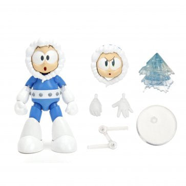 Gamer Toys - Action Figure - MegaMan - Blue & white - Ice Man - 4.5in figure - Jada Toys - NEW