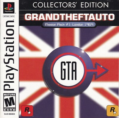 PS1 Grand Theft Auto GTA - Mission Pack #1 - London 1969