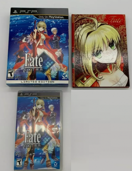 PSP Fate Extra - Limited Edition - Includes Game, Art book, Soundtrack - USED
