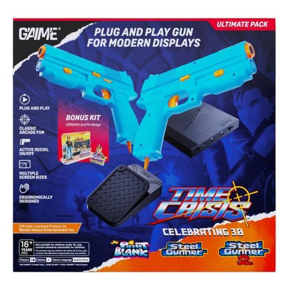PNP - GAIME - Time Crisis - Ultimate Pack - includes 2 guns, console, pedal & 4 Games - BRAND NEW & SEALED