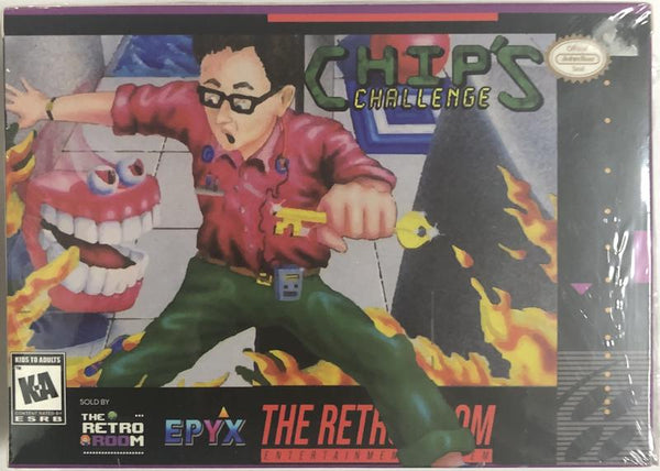SNES Chip's Challenge - BRAND NEW & SEALED