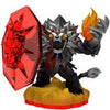 Skylanders - Trap Team - Figure - Red Base - Fire - Dark Wildfire - Black and Silver Lion holding Red Crystal Shield - 84993888 - USED