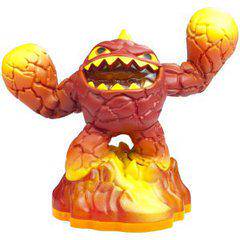 Skylanders - Giants - Figure - Orange Base - Fire - Lightcore Eruptor - Light Up Lava Man - 84552888 - USED