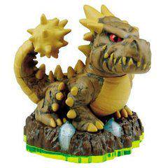 Skylanders - Spyro's Adventure - Figure - Green Base - Earth - Bash - Brown Rock Dragon - 83982888 - USED