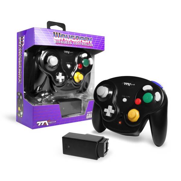 GC Wireless Controller (3rd) Wavedash - TTX Tech - Black - NEW
