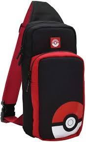NS Storage Carry Case - Pokemon Trainer Pack (3rd) Black and Red - NEW