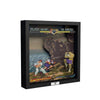 Gamer Gear - FRAMED ART - 9x9 in - Pixel Frames - Shadow Box Art - Street Fighter Alpha 2 - Dramatic Battle - NEW