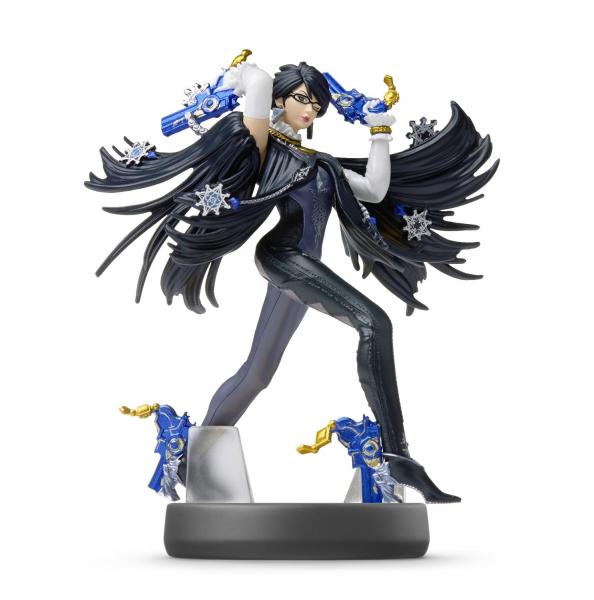 Amiibo - Gold Smash Base - Bayonetta - Player 1 - Ready to stomp some angels with her short haired look from the second game - USED