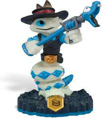 Skylanders - Swap Force - Figure - Blue Base - Undead - Rattle Shake - Quickdraw Rattle Shake - Glow in the Dark Cowboy Snake with Blue Accents - 84785888 - USED