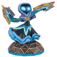 Skylanders - Swap Force - Figure - Blue Base - Magic - Star Strike - Lightcore - Purple and Blue Figure doing Fan Dance - 84795888 - USED
