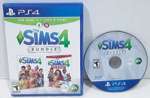 PS4 Sims 4 Bundle - Cats & Dogs Expansion Pack