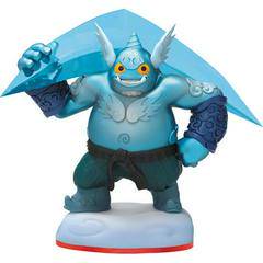 Skylanders - Trap Team - Figure - Red Base - Air - Gusto - Blue Guy with Big Blue Boomerang - 87000888 - USED