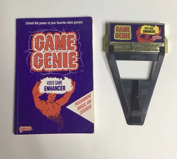 NES Game Genie Adapter and Manual / Guidebook - Galoob - USED