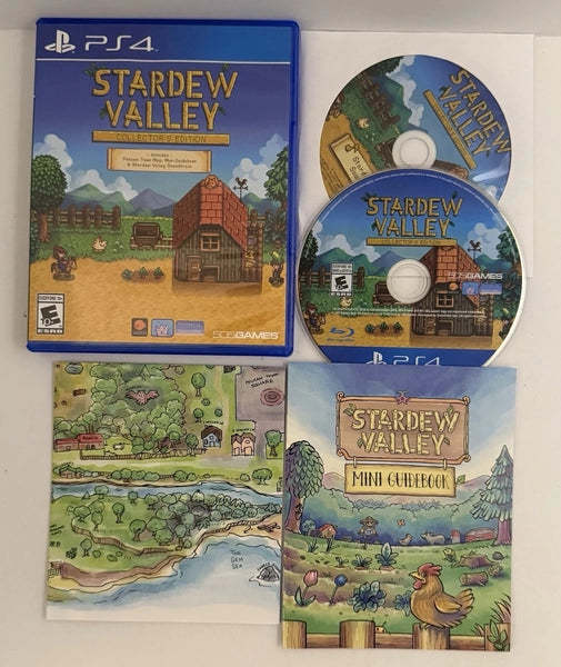 PS4 Stardew Valley - Collector's Edition - Complete with Game, OST CD, Guidebook and Map