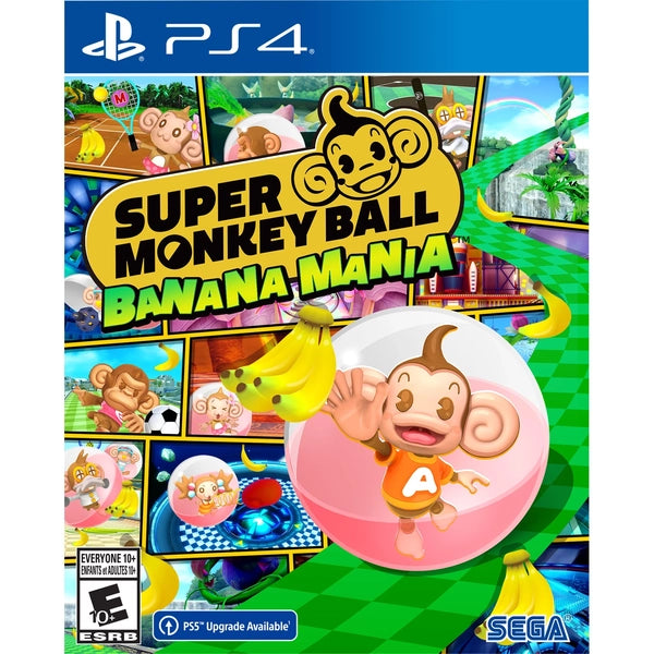 PS4 Super Monkey Ball - Banana Mania - Standard or Anniversary Edition - DLC MAY NOT BE INCLUDED