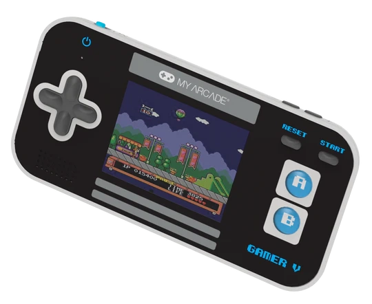 Gamer Toys - My Arcade - Gamer V Classic - Handheld - 220 Games - Black / Blue - USED