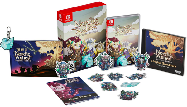 NS Nordic Ashes - Collector's Edition - Complete with Big Box, Game, Artbook, OST, Manual, Keychain and Stickers