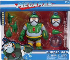 Gamer Toys - Action Figure - MegaMan - Bubble Man - DELUXE - 4.5in figure - Jada Toys - NEW