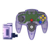 N64 Controller (3rd) NEW - Teknogame - WIRELESS 2.4G - Original Style - Innex - ATOMIC PURPLE - NEW
