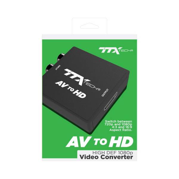 Universal AV to HDMI Converter - with Aspect Ratio Change option 4:3 to 16:9 - TTX Tech Innex - NEW