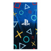 Gamer Gear - Plush Beach Towel - 30in x 60in - SONY Playstation - icon button logos - NEW