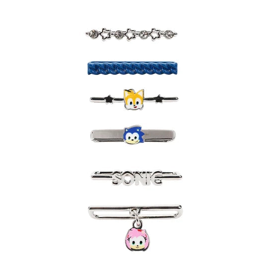 Gamer Gear - SEGA Sonic the Hedgehog - Watch Band Charms - 6 piece set - NEW