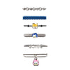 Gamer Gear - SEGA Sonic the Hedgehog - Watch Band Charms - 6 piece set - NEW