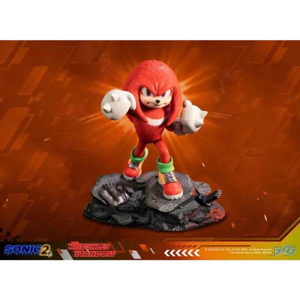 Gamer Gear - TOY - Figures - SEGA - Sonic the Hedgehog 2 - Knuckles Standoff - Standard version - First 4 Figures F4F - 12in PVC Statue - NEW
