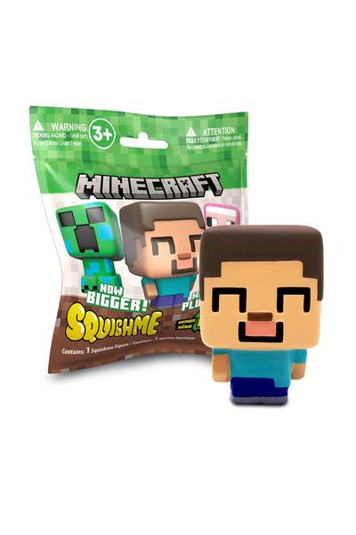 Gamer Toys - SquishMe Stress Balls - Mojang Studios - Minecraft - Assorted Character Figures - Blind Bag - NEW