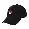 Gamer Hat - Nintendo - Pokemon - Pokeball - black - Dad hat - NEW