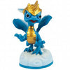Skylanders - Swap Force - Figure - Blue Base - Air - Horn Blast Whirlwind - light blue dragon w/ horn and feathery wings - 84668888 - USED