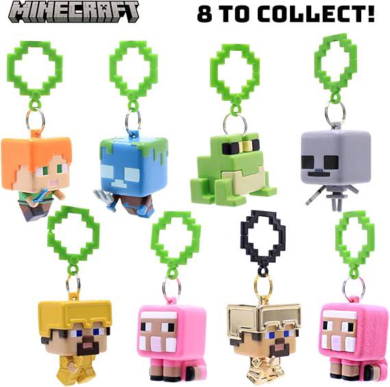 Gamer Toys - Clip On Backpack Hanger - Mojang Studios - Minecraft - 2.5 in Figure - Series 4 - Blind Box - NEW