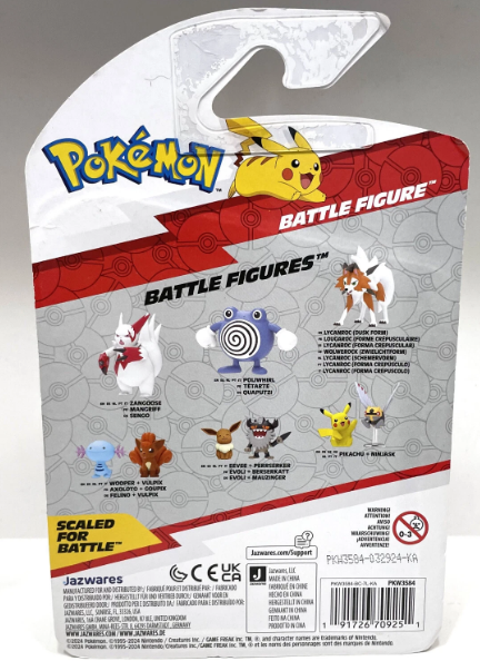 Gamer Toys - Action Figure - Nintendo - Pokemon - Battle Figures Pack - Assorted Characters - L2P - PKW2476 - NEW