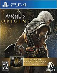 PS4 Assassin's Creed - Origins - Steelbook Gold Edition - Steelbook and Game - DLC MAY NOT BE INCLUDED