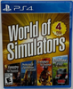 PS4 World of Simulators - Forestry / Professional Construction / Firefighters / Professional Farmer